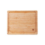 Keukenaccessoires - KOTAI bamboe snijplank met sapgroef en verborgen handvatten - 40 x 30 x 2 cm - Collection200